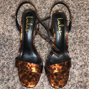 Lulus Tortoise High Heel Sandals